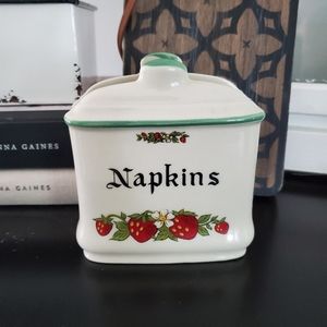 Vintage Dining - Vintage Antique Strawberry Napkin Holder Japan Vintage Dining - Vintage Antique Strawberry Napkin Holder Japan